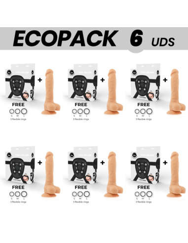 ECOPACK 6 VIENETAI – „COCK MILLER“ KABELINĖ SILIKONINĖ TANKIOJI LANKSTUS COCKSIL 18 CM