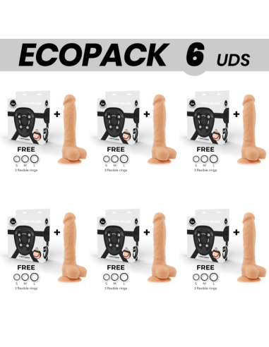 ECOPACK 6 VIENETAI – „COCK MILLER“ SAITAI SILIKONINIS TANKIS LANKSTUS COCKSIL 19,5 CM