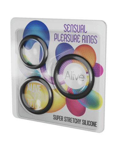 ALIVE - KIT THREE SENSUAL PLEASURE RINGS