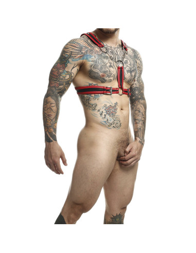 MOB - DNGEON RED HARNESS WITH CHAINS ONE SIZE