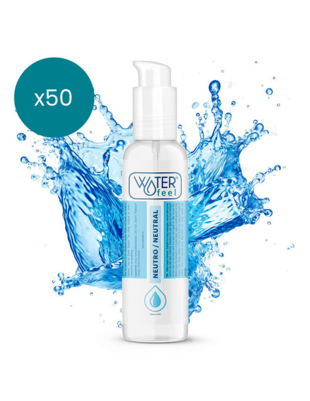 WATERFEEL - NATŪRALUS LUBRIKANTAS 150 ML PAKUOTĖ 50 VIENETŲ