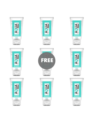 AQUA TRAVEL - TROPICAL FRUITS FLAVOUR WATERBASED LUBRICANT - 50 ML 81 FREE