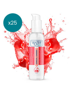 WATERFEEL - CHERRY LUBRICANT 175 ML PACK 25 UNITS