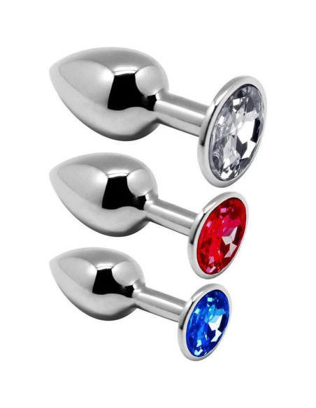 ALIVE - ANAL PLEASURE KIT 3 PLUG METAL