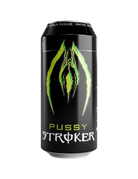 ALIVE - PUSSY STROKER MALE MASTURBATOR VAGINA ENERGETIC DRINK CAN