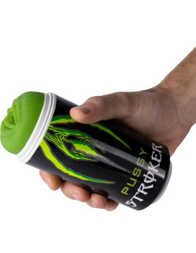 ALIVE - PUSSY STROKER MALE MASTURBATOR VAGINA ENERGETIC DRINK CAN