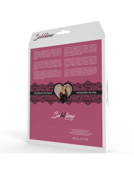 SUBBLIME - BABYDOLL GĖLIŲ MOTYVAI KRŪTINĖSE S-M