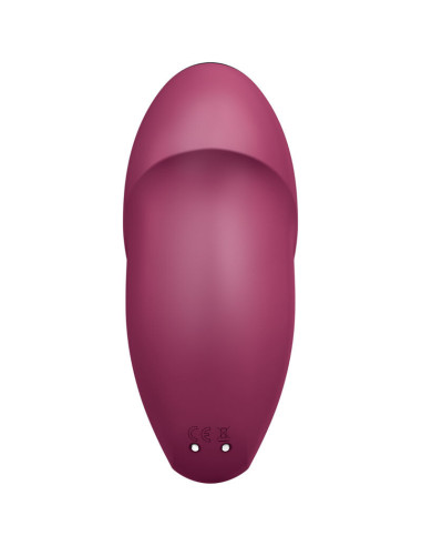 SATISFYER - TAP and CLIMAX 1 LAY-ON VIBRATOR RED