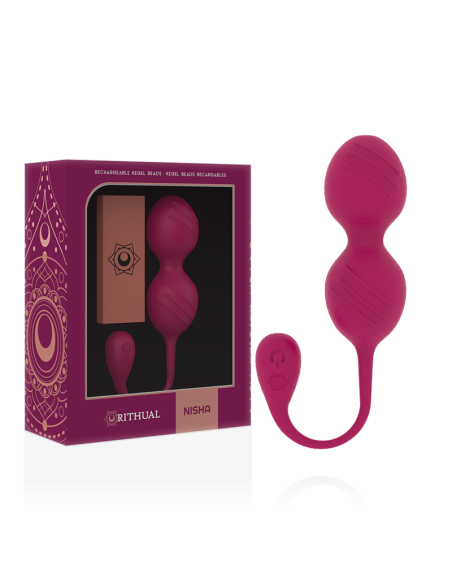 RITHUAL - NISHA RECHARGEABLE VIBRATING KEGEL BALLS ORCHID