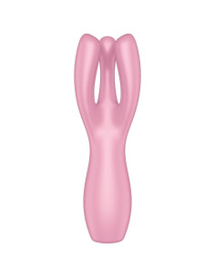SATISFYER - TRIJŲ VIBRATORIUS ROŽINIS