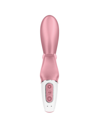 SATISFYER - HUG ME RABBIT VIBRACER PROGRAMĖLĖ ROŽINIS