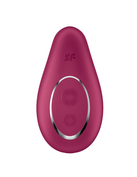 SATISFYER  - DIPPING DELIGHT LAY-ON VIBRATOR RED