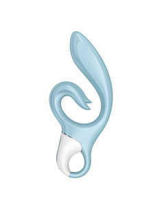SATISFYER - LOVE ME RABBIT VIBRATION BLUE
