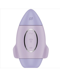 SATISFYER - MISSION CONTROL LILAC SMALL DOUBLE IMPULSE VIBRATOR