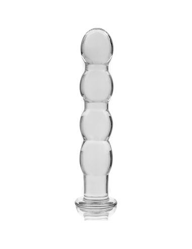 NEBULA SERIES BY IBIZA – 10 modelio dildo, borosilikatinis stiklas, skaidrus, 16,5 cm, storis – 3,5 cm