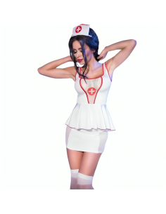 CHILIROSE - CR 4160 COSTUME NURSE TOP and SKIRT S-M
