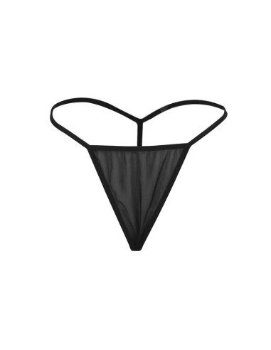 SUBBLIME - BABYDOLL TILIO AUDINYS SU NĖRINĖMIS IR GĖLĖMIS JUODA S-M