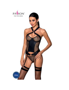 PASSION - AMANDA ECOLOGICAL LEATHER CORSET S-M