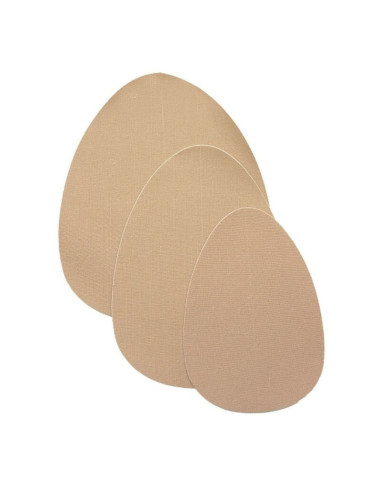 BYE-BRA - BREASTS ENHANCER 3 PAIRS OF SATIN BEIGE CUP A-C