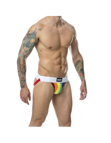 MOB - CLASSIC JOCK STRIPE RAINBOW SIZE L
