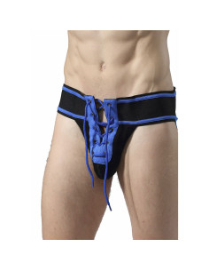 MOB - FETISH JOCKSTRAP FOOTBALL BLUE SIZE L