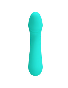 PRETTY LOVE - CETUS RECHARGEABLE VIBRATOR AQUA GREEN