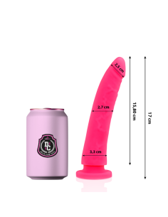 DELTA CLUB - TOYS PINK DILDO MEDICAL SILICONE 17 CM -O- 3 CM
