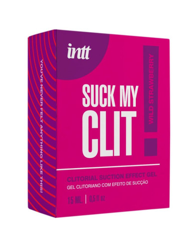 INTT - SUCK MY CLIT SUCTION EFFECT GEL WILD STRAWBERRY 15 ML