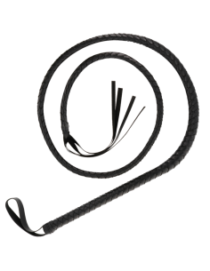 DARKNESS - BLACK BONDAGE WHIP 210CM