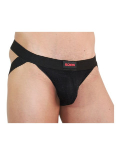 BURN - 003 JOCK SHINY BLACK S 2