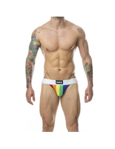 MOB - CLASSIC JOCK STRIPE RAINBOW SIZE L
