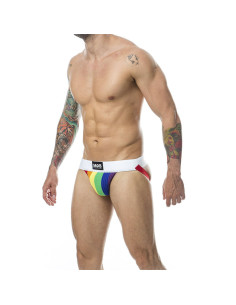 MOB - CLASSIC JOCK STRIPE RAINBOW SIZE L 2