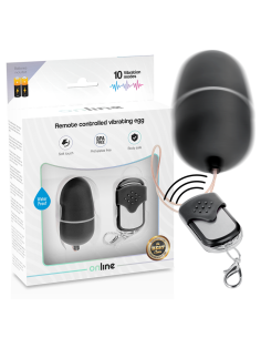 ONLINE - REMOTE CONTROL VIBRATING EGG M BLACK