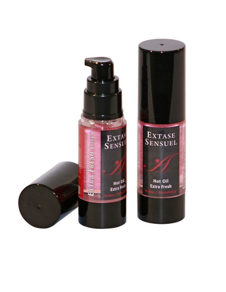 EXTASE SENSUAL - MASSAGE OIL WITH EXTRA FRESH STRAWBERRY EFFECT 30 ML