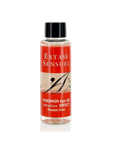 EXTASE SENSUAL - HEAT EFFECT MASSAGE OIL WITH PASSION FRUIT PHEROMONES 100 ML