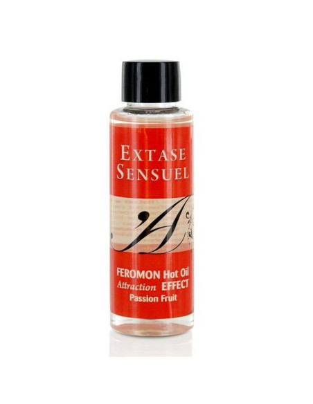EXTASE SENSUAL - HEAT EFFECT MASSAGE OIL WITH PASSION FRUIT PHEROMONES 100 ML