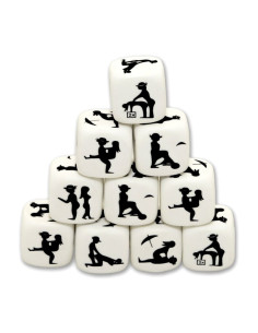 DIABLO PICANTE - WHITE POSING DICE