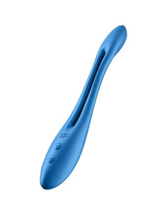 SATISFYER - ELASTINGAS ŽAIDIMŲ DAUGIAVIBRATORIUS MĖLYNAS