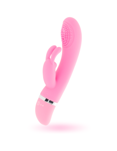INTENSE - SUSY OSCILLATING VIBRATOR SILICON RABBIT PINK 2