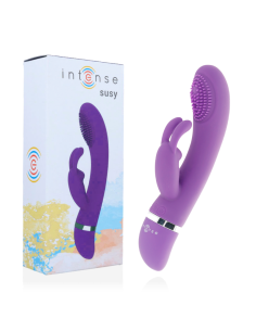 INTENSE - SUSY SILICONE RABBIT LILAC OSCILLATING VIBRATOR