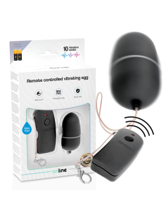 ONLINE - REMOTE CONTROLLED VIBRATING EGG BLACK