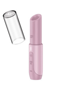 SATISFYER – ROŽINIS SLAPTO BUČINIO BANGOS KLITORIO STIMULIATORIUS