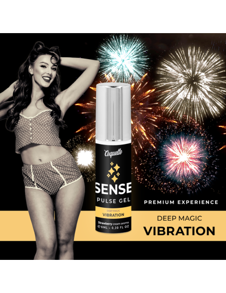 COQUETTE CHIC DESIRE - PULSE GEL STRAWBERRY MAGIC VIBRATION PREMIUM 6ML