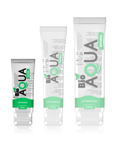 BIOAQUA - Lubrikantas, pagamintas iš natūralių ingredientų, vandens pagrindu, 50 ml 2