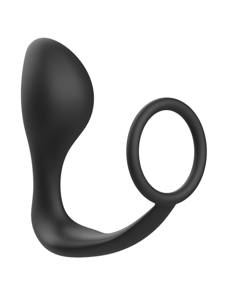 ADDICTED TOYS - ANAL PLUG WITH BLACK SILICONE RING