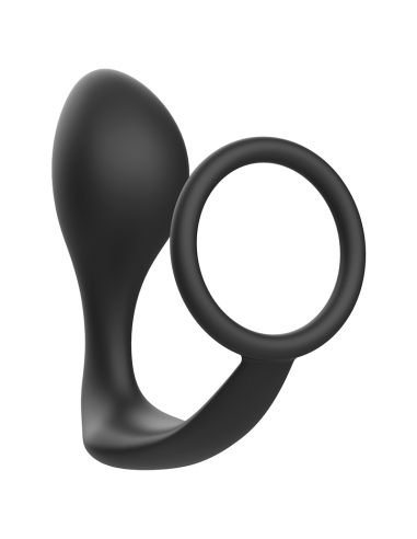 ADDICTED TOYS - ANAL PLUG WITH BLACK SILICONE RING