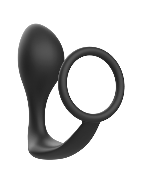 ADDICTED TOYS - ANAL PLUG WITH BLACK SILICONE RING