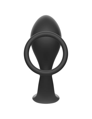 ADDICTED TOYS - ANAL PLUG WITH BLACK SILICONE RING