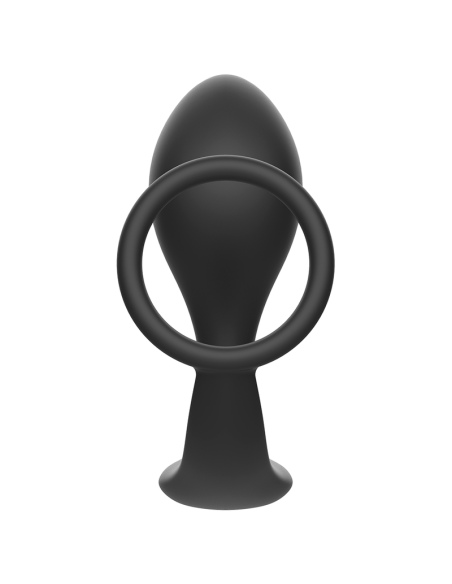 ADDICTED TOYS - ANAL PLUG WITH BLACK SILICONE RING