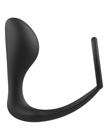 ADDICTED TOYS - ANAL PLUG WITH BLACK SILICONE RING
